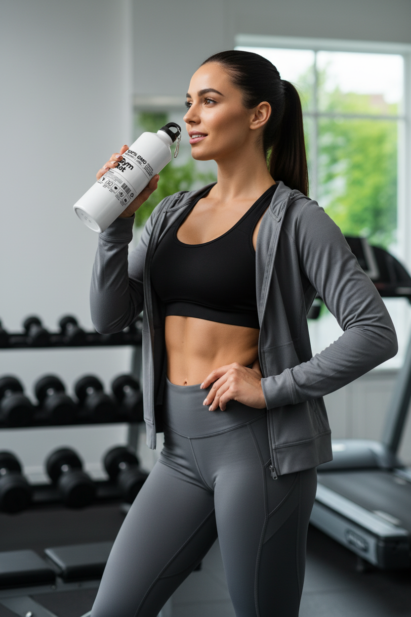Gym Rat Sipper Bottle