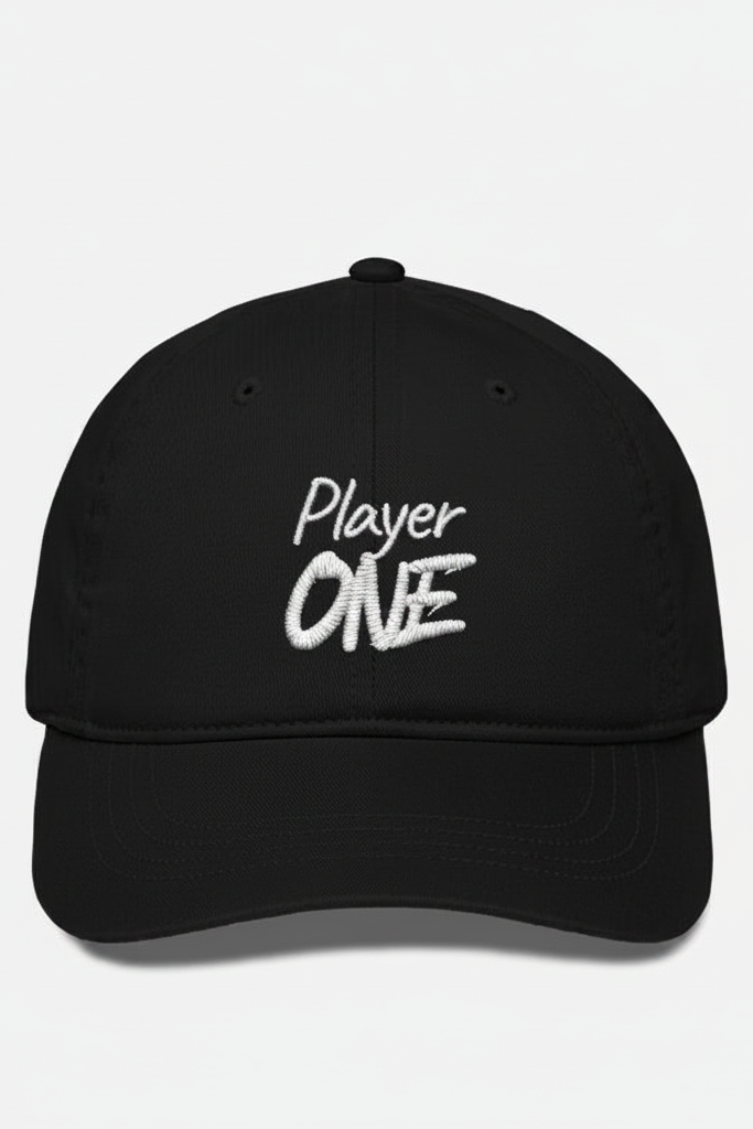 Player One BaseBall Cap Black