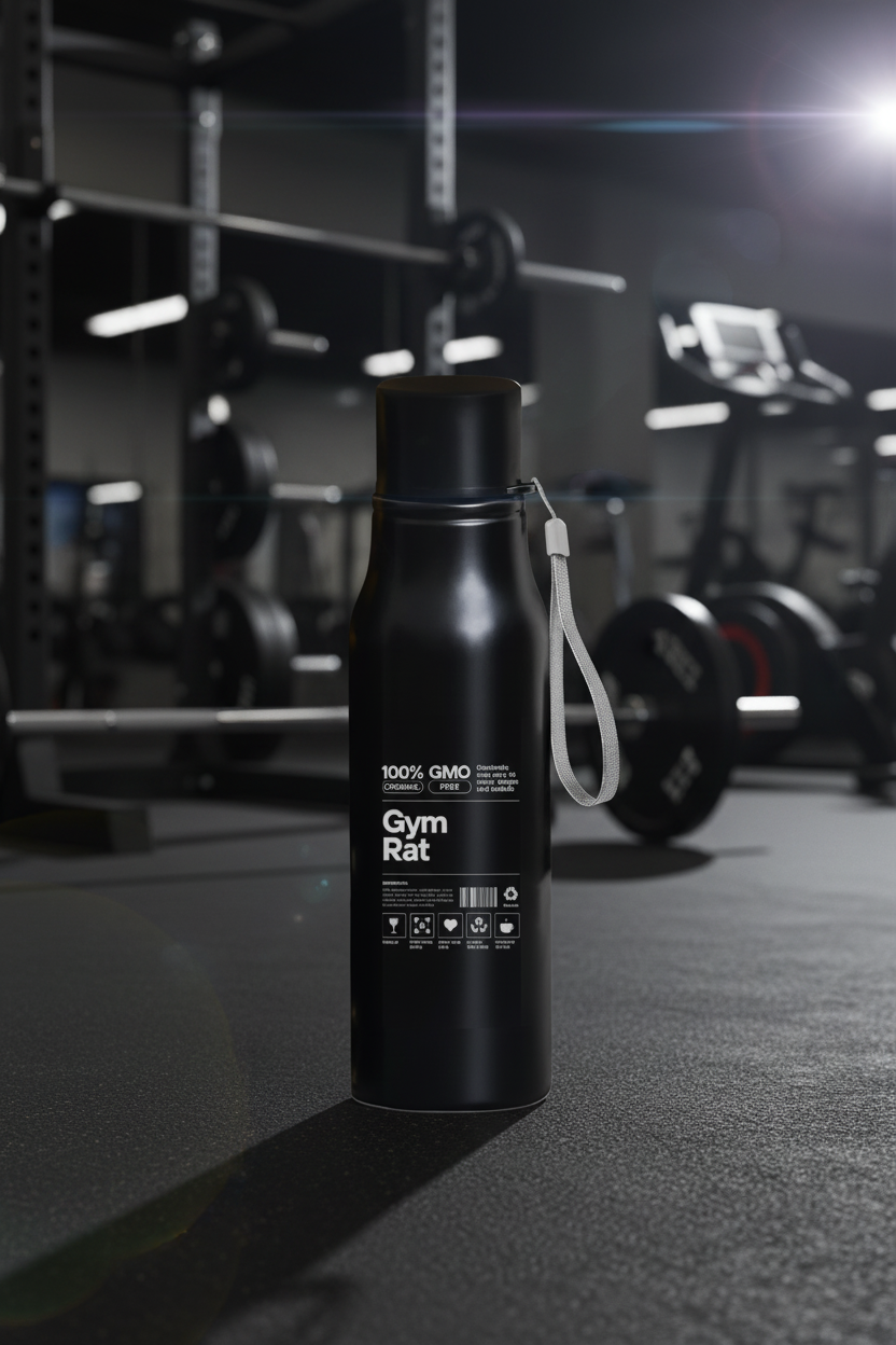Gym Rat Water Bottle - Engraving