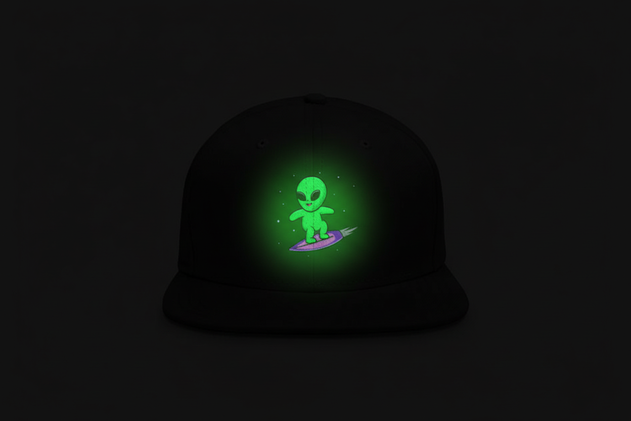 Glow in the Dark Snapback Cap