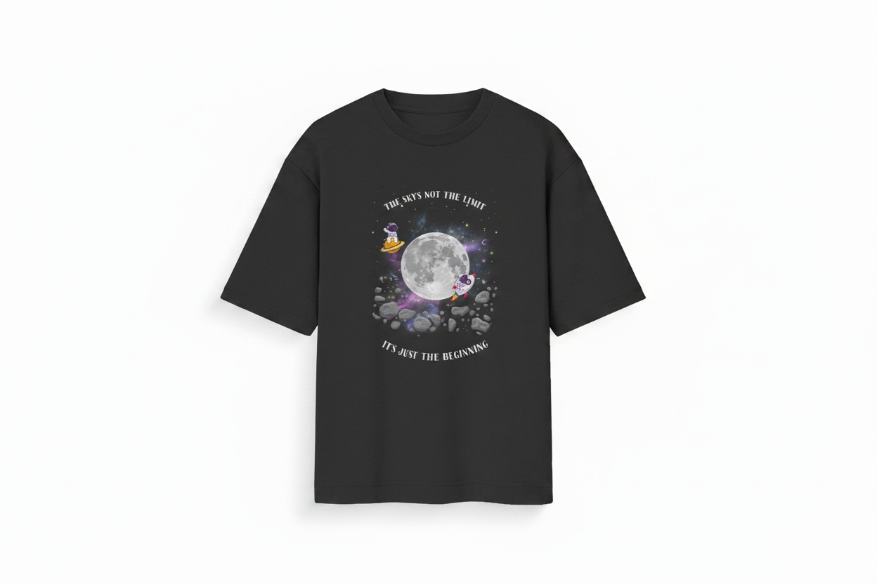 Sky's not the limit Unisex Oversized Standard T-Shirt
