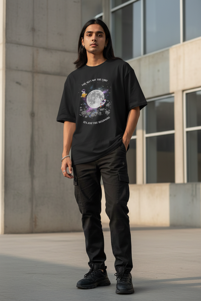 Sky's not the limit Unisex Oversized Standard T-Shirt