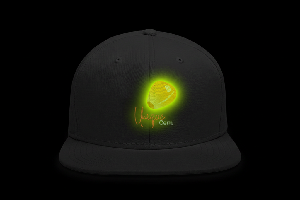 Unique Corn Glow in the Dark Snapback Cap