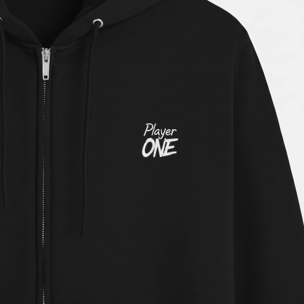 Player One Unisex Zip Hoodie
