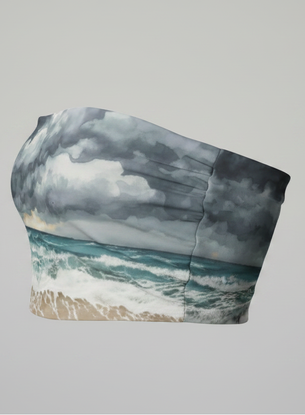 Stormy Beach Tube Top