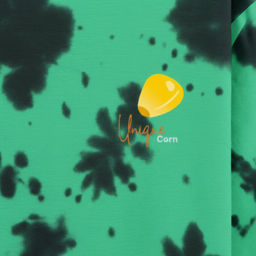 Unique Corn Unisex Tie Dye Oversized T-Shirt