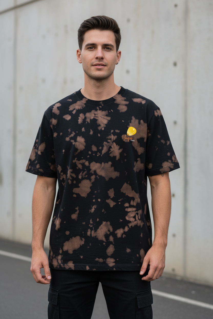 Unique Corn Unisex Tie Dye Oversized T-Shirt