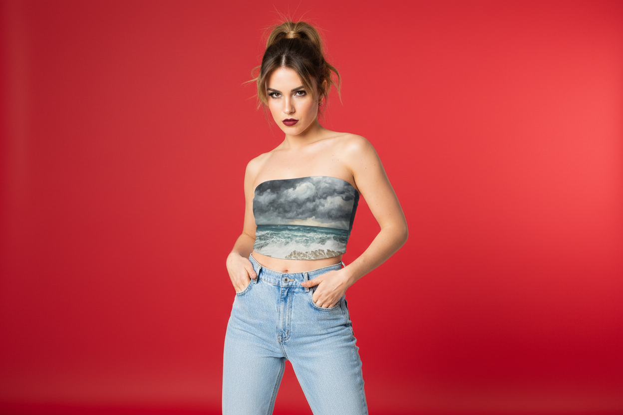 Stormy Beach Tube Top