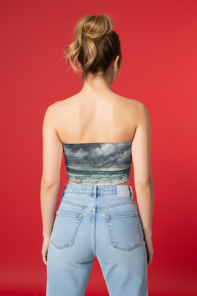 Stormy Beach Tube Top