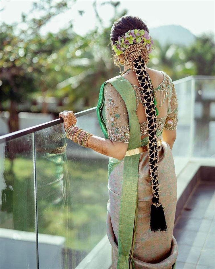 ezwed.in | Indian bridal hairstyles, Bridal hairstyle indian wedding, Indian  bride hairstyle