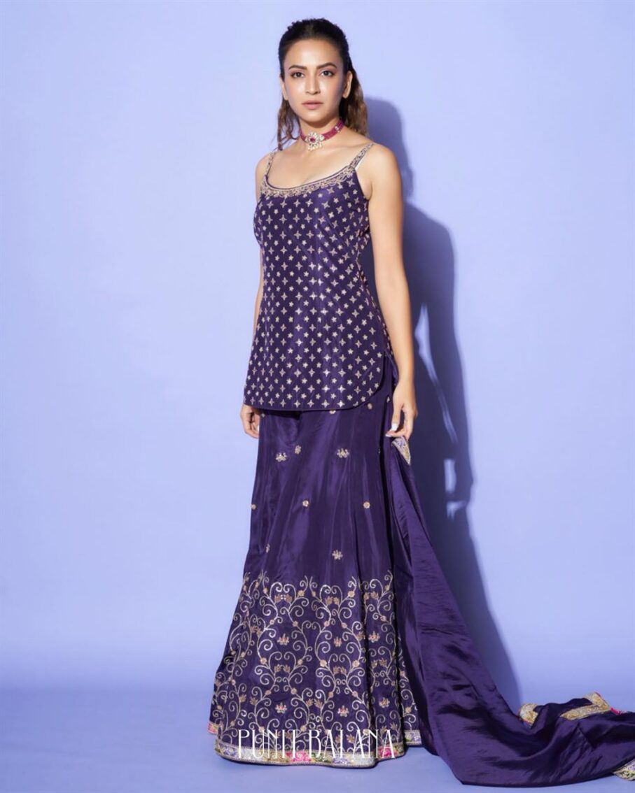  Sequins Embroidered Sharara