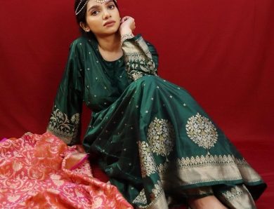 Trending Banarasi Silk Outfit