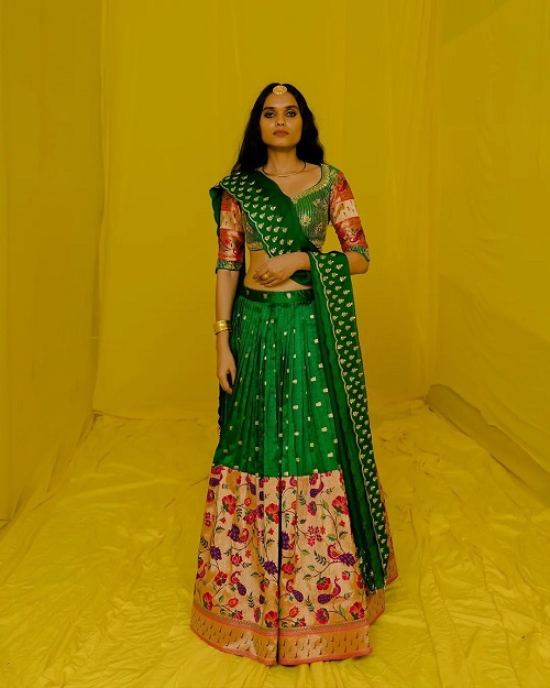 Paithani lehenga Is The Culture Of Vibrant And Colorful Waves