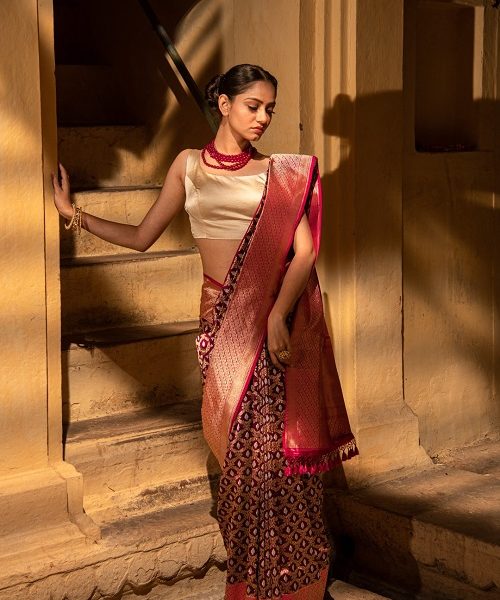 Stunning And Beautifully Crafted Designer Banarasi Saree