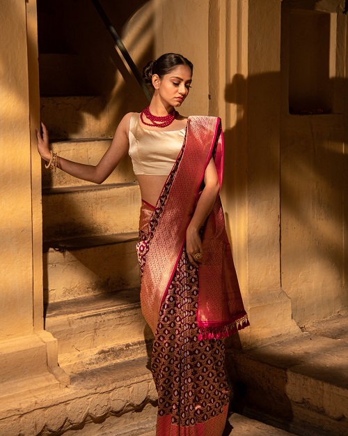 Stunning And Beautifully Crafted Designer Banarasi Saree