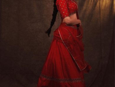 Anupama Looks Gorgeous In Nisharahmed’s Red Lehenga