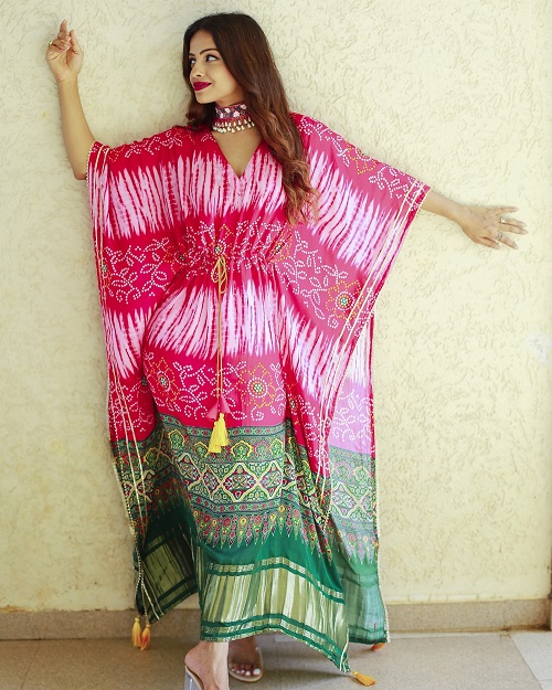 Designer And Fabulous Gaji Silk Kaftan For Functional Day